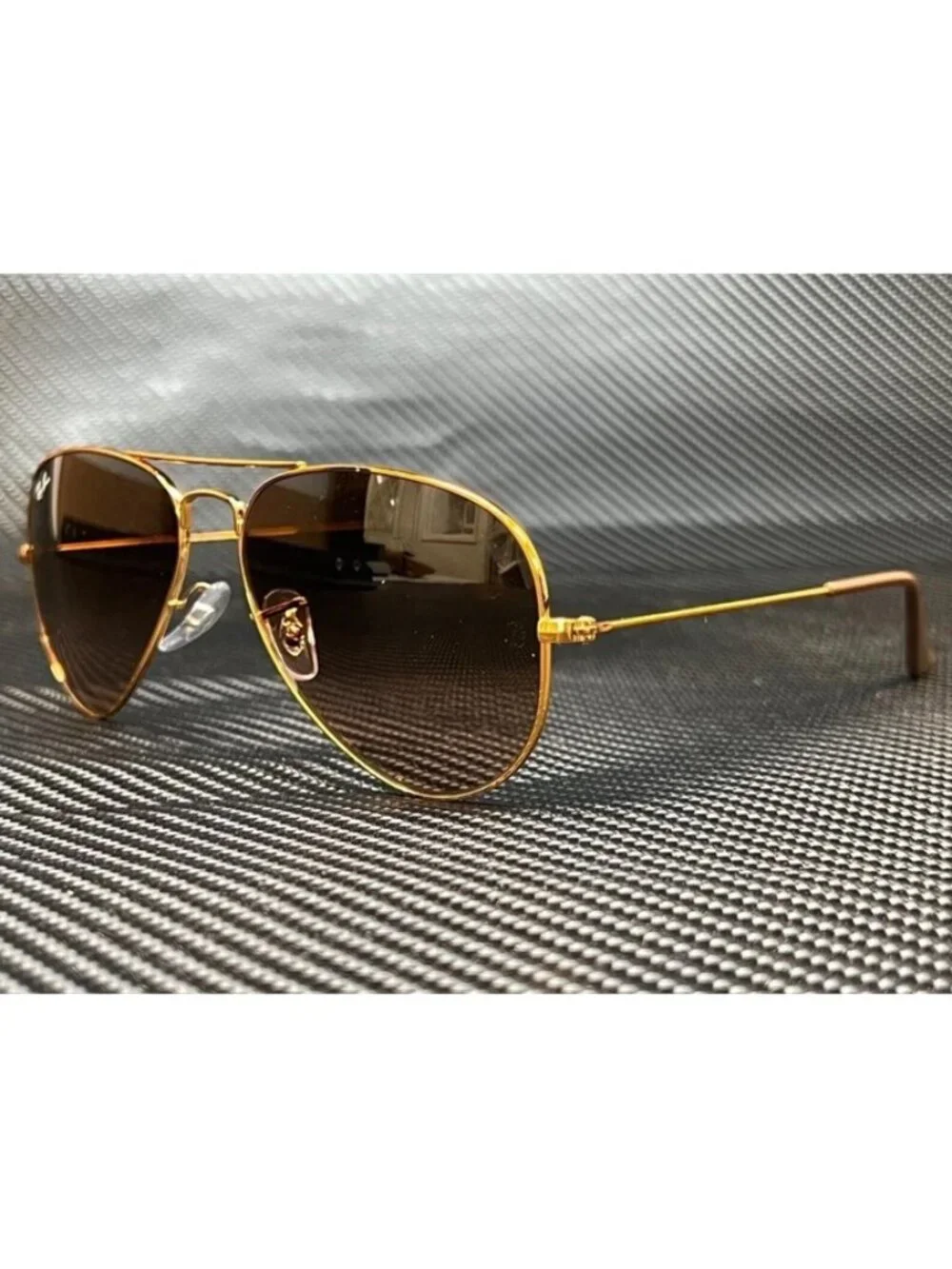 New Ray Ban Men Bronze Sunglasses 58- 14- 135